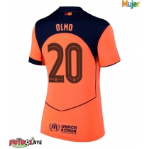 Camiseta Barcelona Dani Olmo #20 Tercera Equipación para mujer 2025-26 manga corta